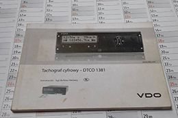 Instrukcje obsługi do tachografów